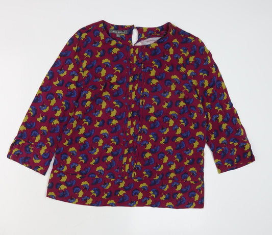 Laura Ashley Women's Floral Blouse, Size 10, Multicoloured