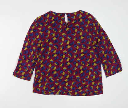 Laura Ashley Women's Floral Blouse, Size 10, Multicoloured