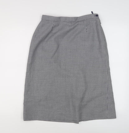 Alexon Women's Blue Check Pencil Skirt Size 16