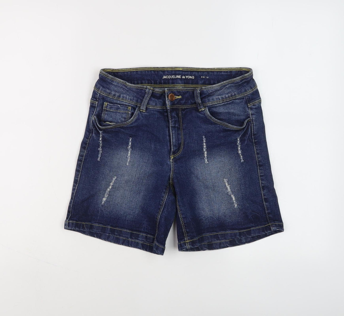 Jacqueline de Yong Women's Blue Bermuda Shorts 2XS