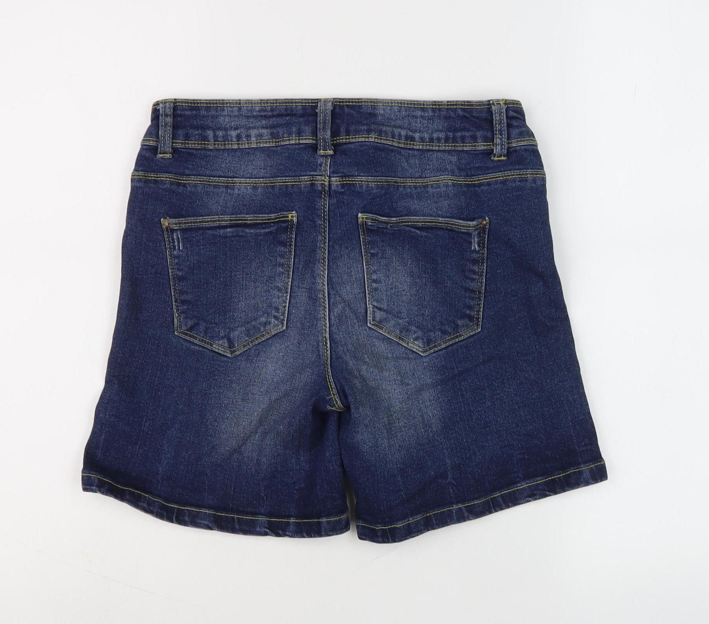 Jacqueline de Yong Women's Blue Bermuda Shorts 2XS