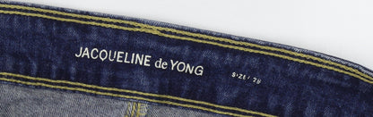 Jacqueline de Yong Women's Blue Bermuda Shorts 2XS