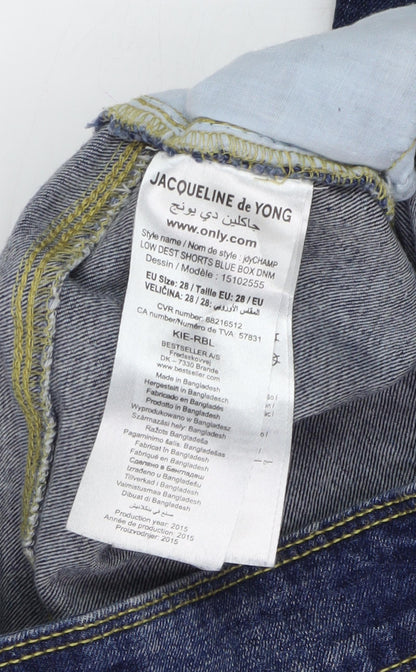 Jacqueline de Yong Women's Blue Bermuda Shorts 2XS