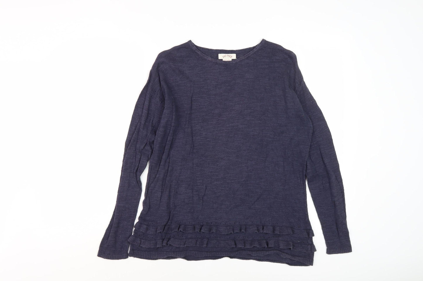 Fat Face Women's Blue Pullover Jumper, Size 8