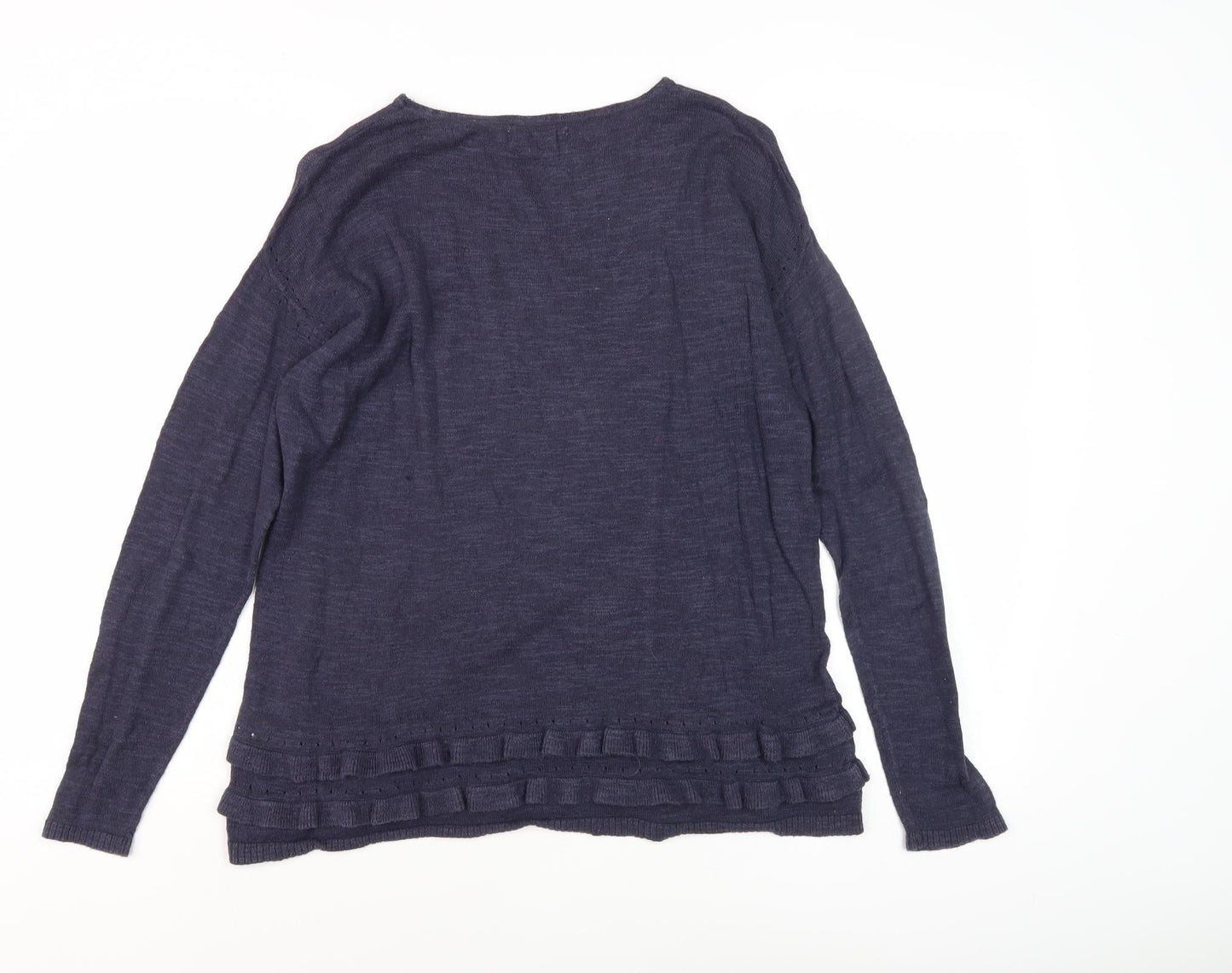 Fat Face Women's Blue Pullover Jumper, Size 8