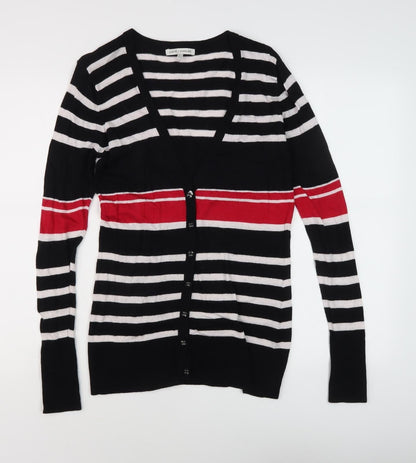 Womens UK Size 12 Laura Ashley Black Cardigan Jumper
