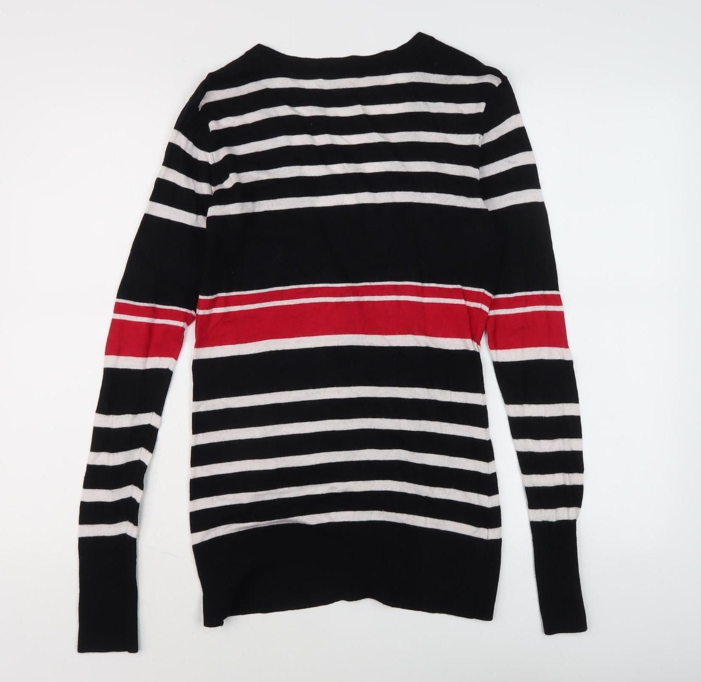 Womens UK Size 12 Laura Ashley Black Cardigan Jumper