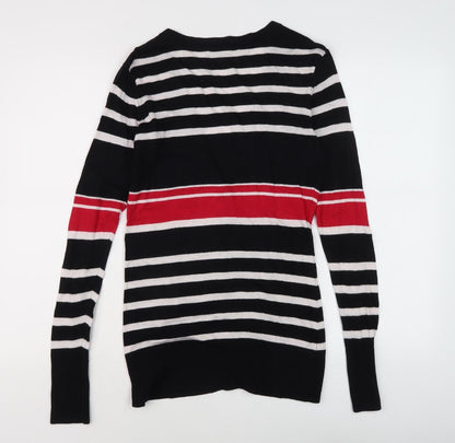 Womens UK Size 12 Laura Ashley Black Cardigan Jumper