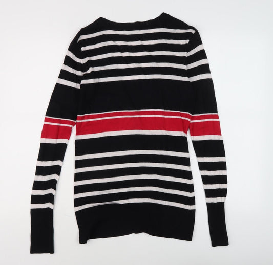 Womens UK Size 12 Laura Ashley Black Cardigan Jumper