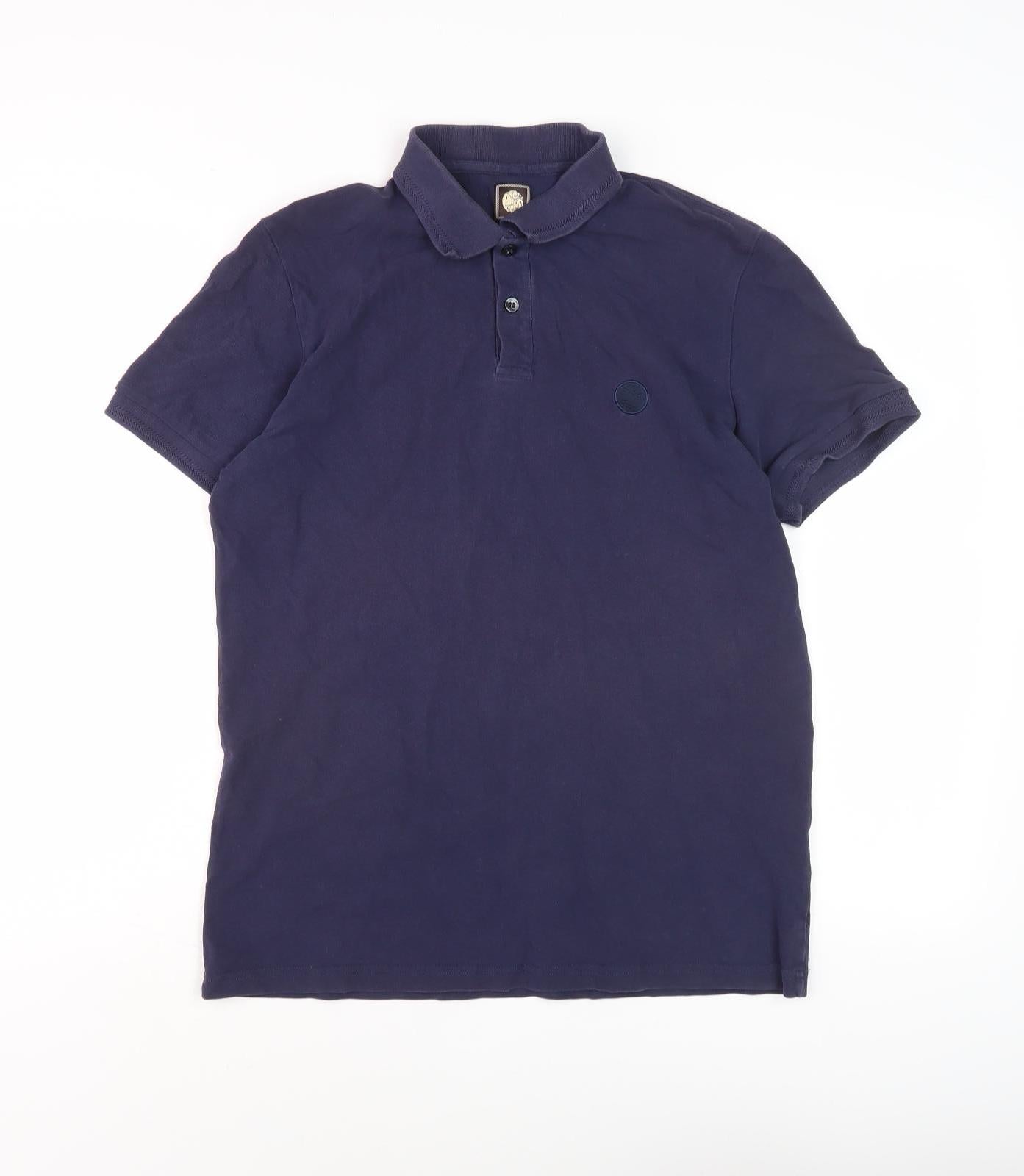 Pretty Green Men's Blue Polo Shirt, Size M, Casual Wear
