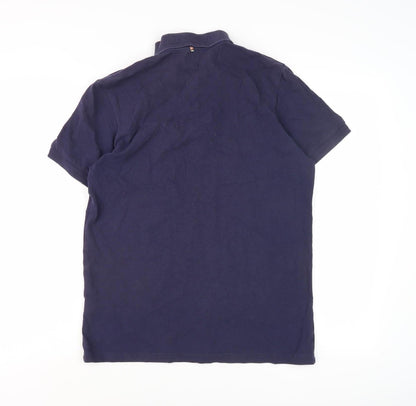 Pretty Green Men's Blue Polo Shirt, Size M, Casual Wear