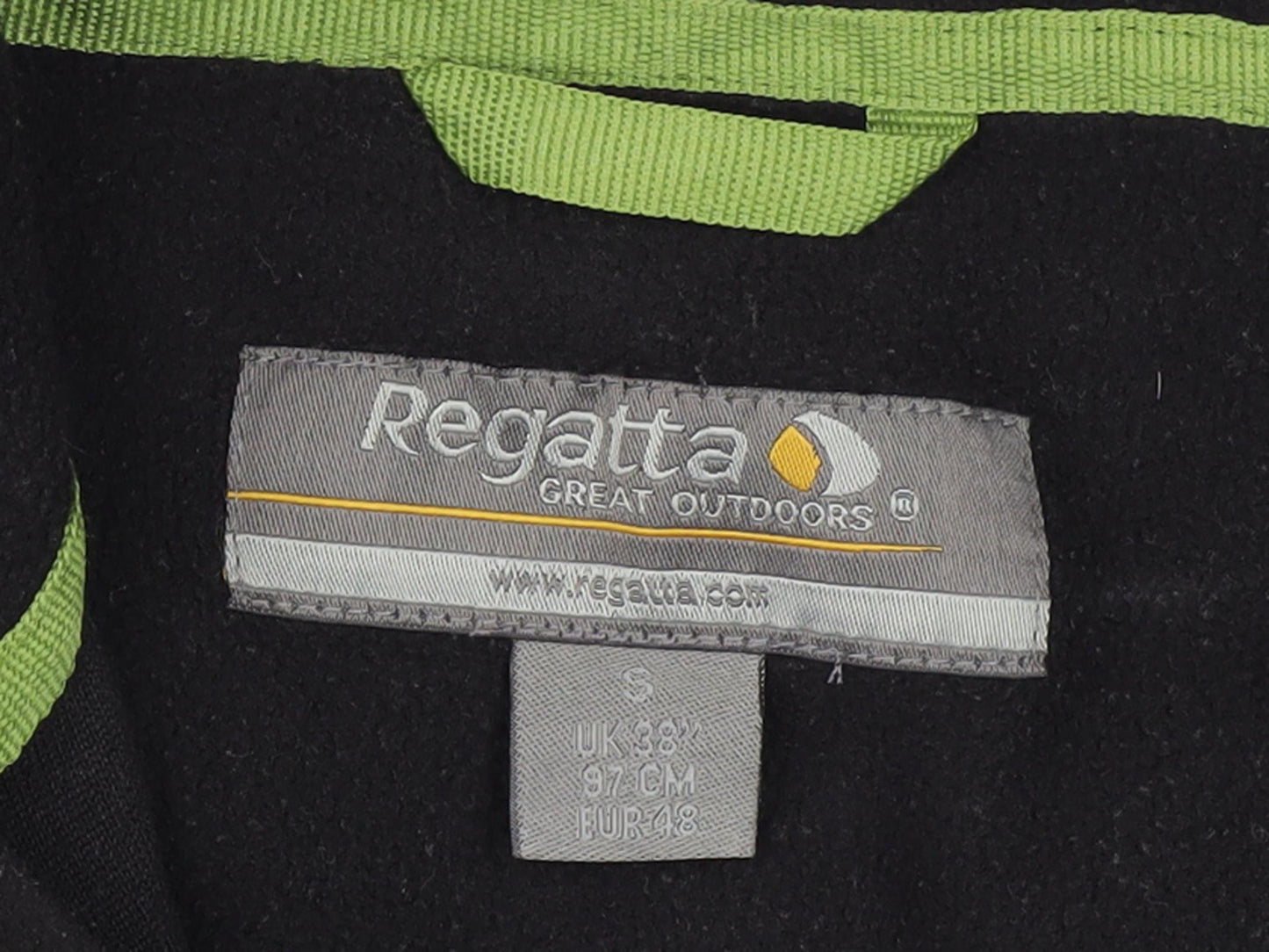 Mens UK Size S Regatta Black Basic Jacket