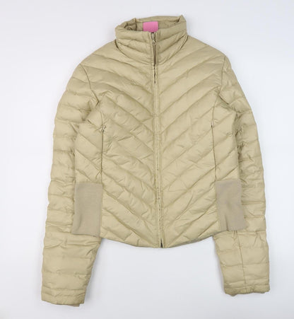 Roxy Women's Beige Puffer Jacket Size 12