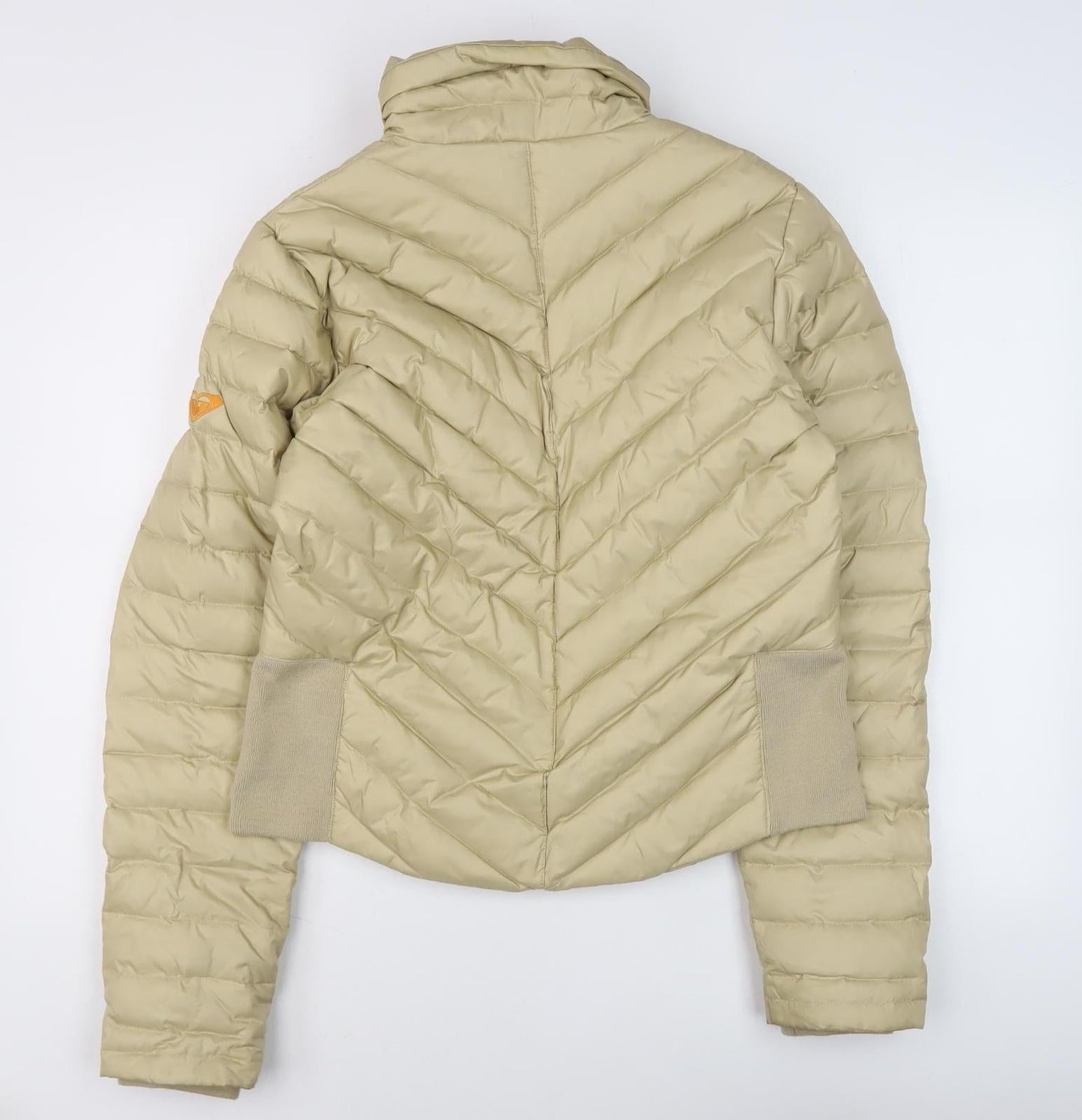 Roxy Women's Beige Puffer Jacket Size 12
