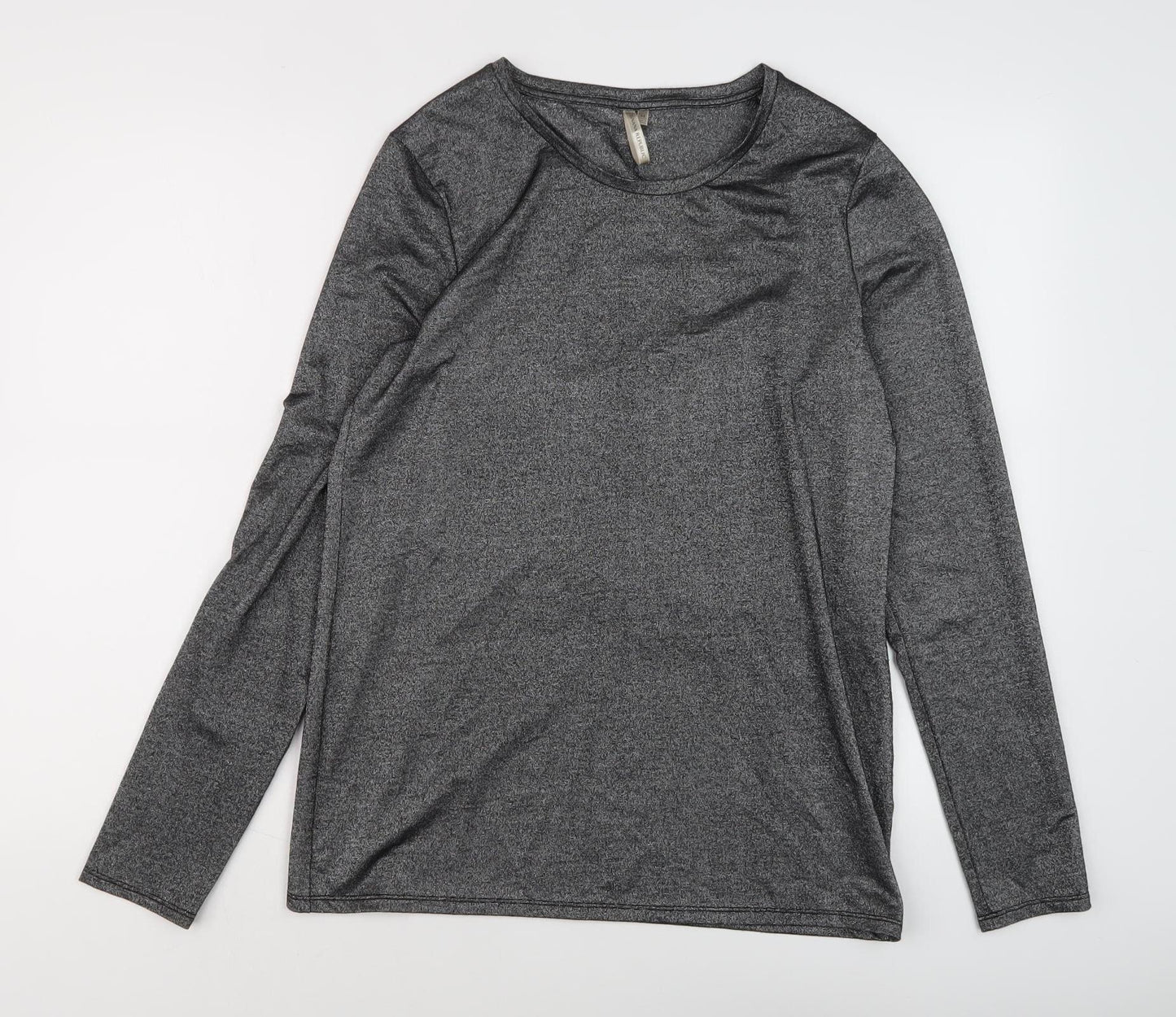 Banana Republic Women's Grey Jersey Top, Size M, Crew Neck