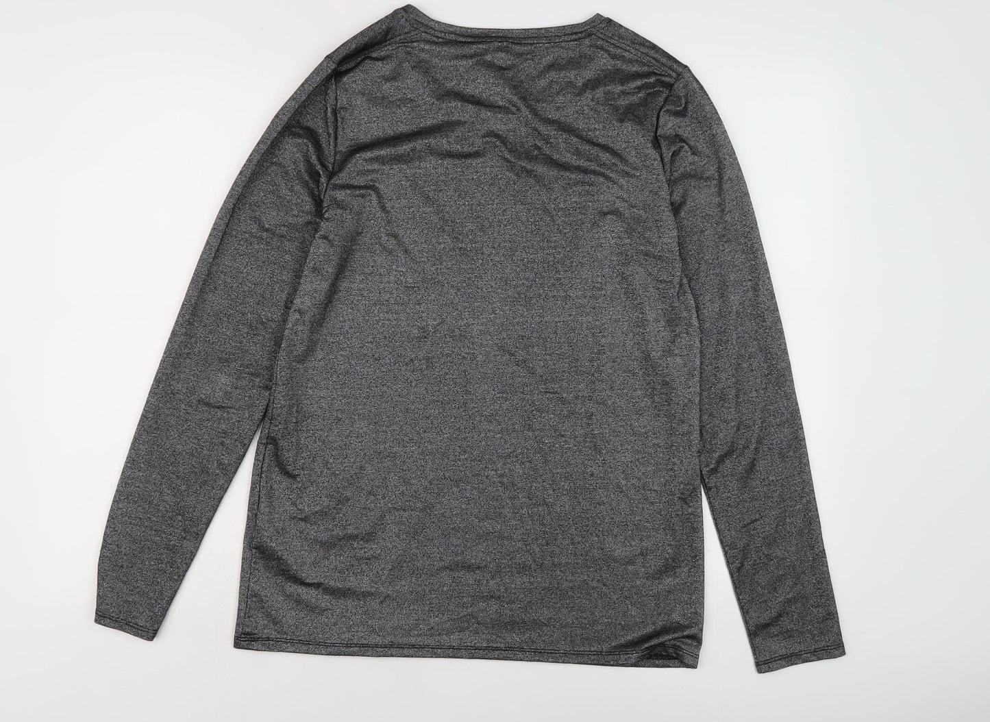Banana Republic Women's Grey Jersey Top, Size M, Crew Neck