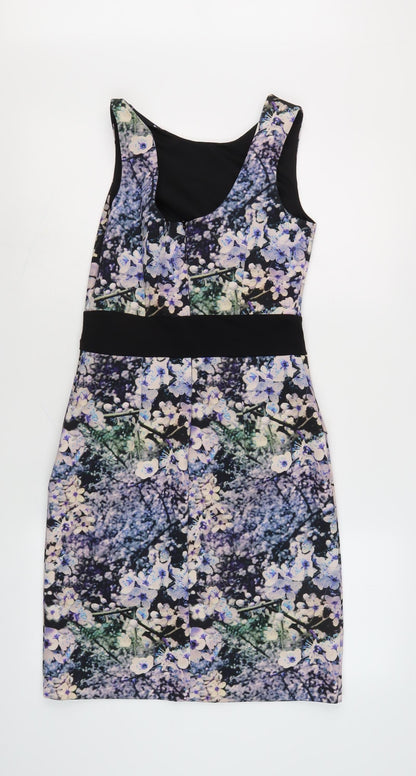 Coast Women's Floral Sheath Dress Size 8 Multicoloured