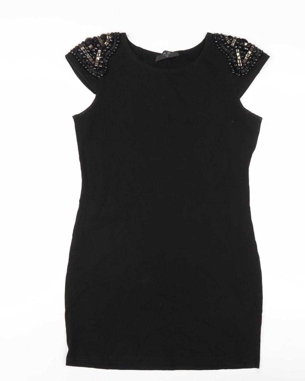 AX Paris Women's Black Bodycon Dress Size 12