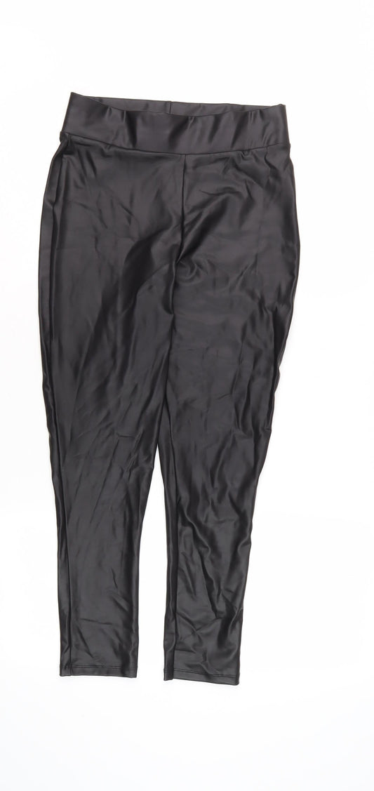 Lipsy Women's Black Skinny Trousers Size 8