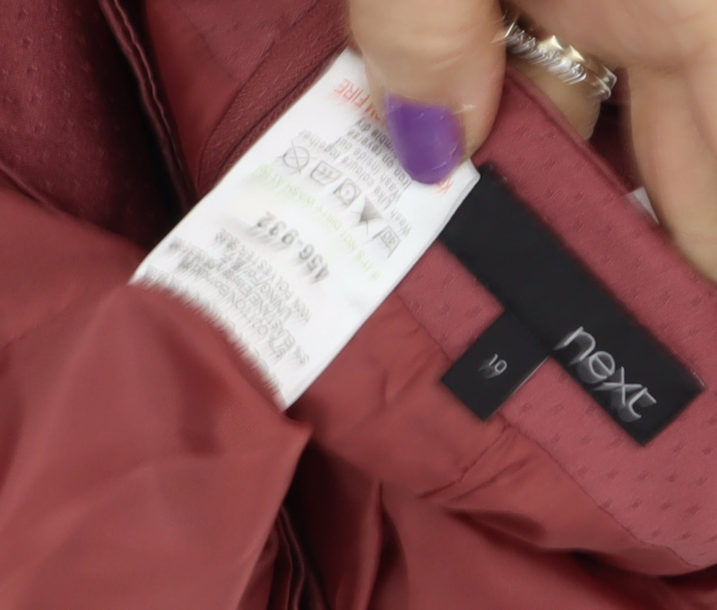 Next Women's Red Sleeveless Dress, Size 10