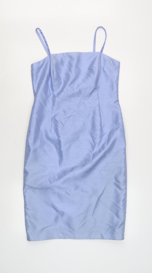 Debenhams Women's Blue Slip Dress Size 10