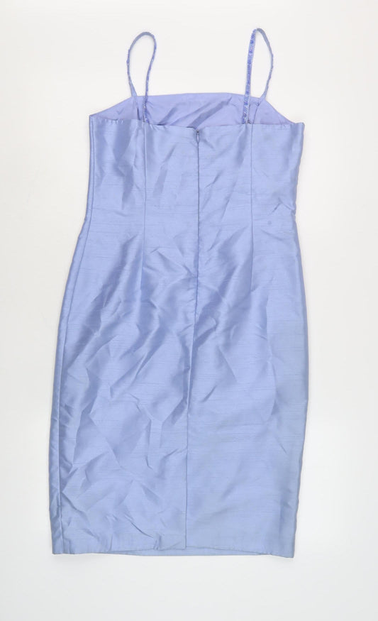 Debenhams Women's Blue Slip Dress Size 10