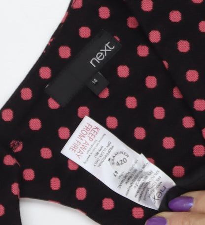 Next Women's Polka Dot Shift Dress Size 14