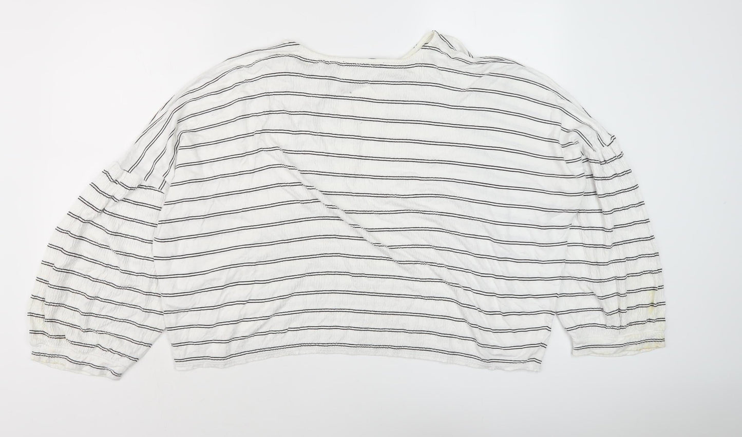 Womens UK Size M French Connection White Basic T-Shirt
