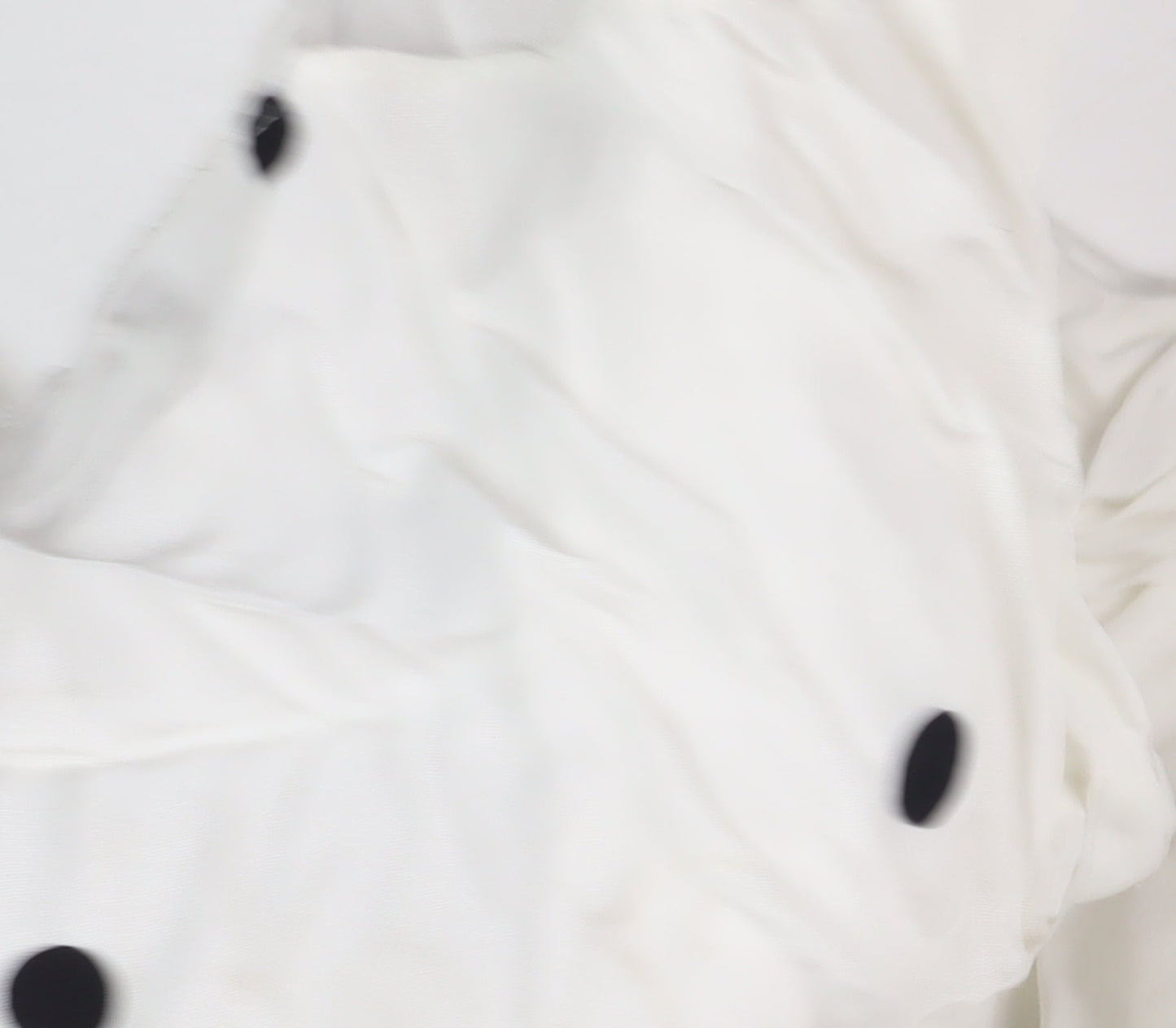 Jasper Conran Women's White Polka Dot Top Size 14