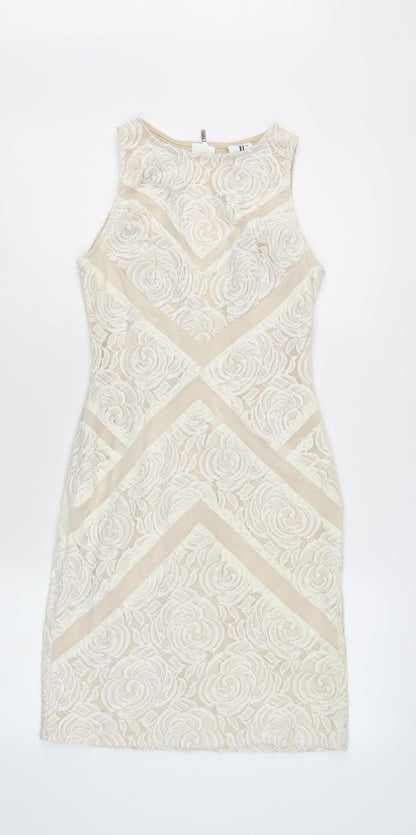 Julia Jordan Women's Ivory Sheath Cocktail Dress