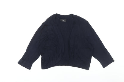Womens UK Size L Wallis Blue Shrug Jumper