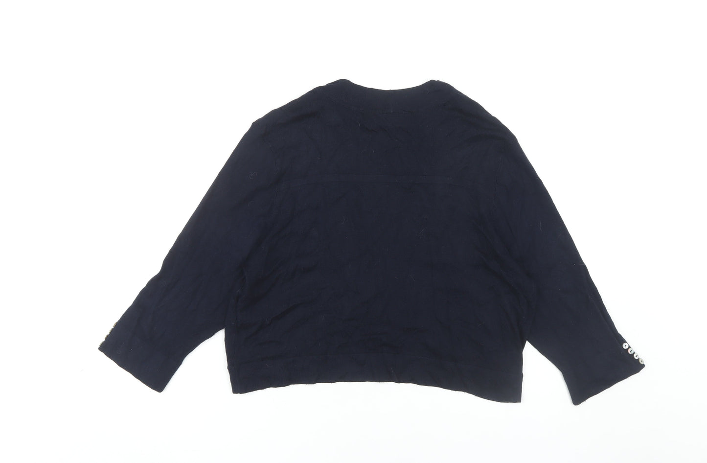 Womens UK Size L Wallis Blue Shrug Jumper