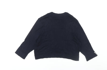 Womens UK Size L Wallis Blue Shrug Jumper