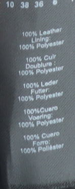 Karen Millen Women's Black Leather Jeggings Size 10