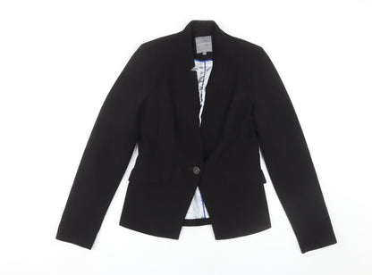 Principles Women's Black Blazer Size 8 Slim Fit