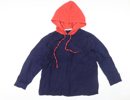 Womens UK Size 12 Alice Collins Blue Basic Jacket