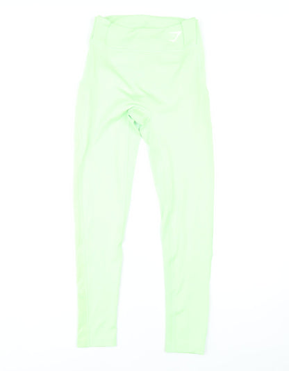 Gymshark Women's Green Leggings - Size S
