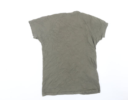 Mens UK Size M French Connection Green  T-Shirt