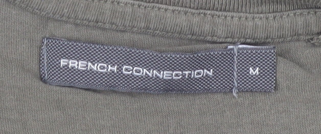 Mens UK Size M French Connection Green  T-Shirt