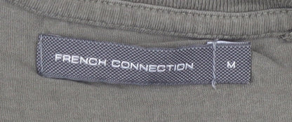 Mens UK Size M French Connection Green  T-Shirt