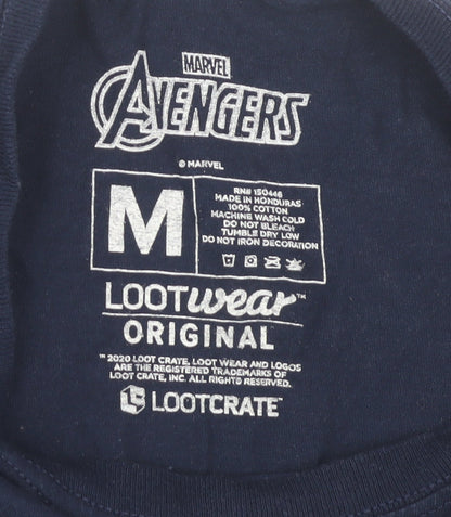 Lootcrate Men's Blue Avengers Iron Man T-Shirt M