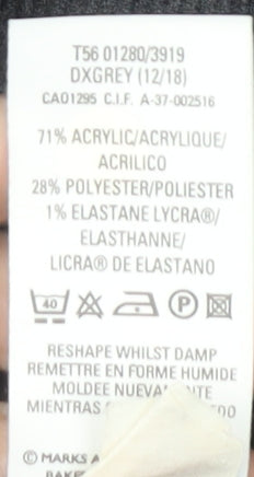 Marks and Spencer Women's Grey Pencil Skirt UK 12