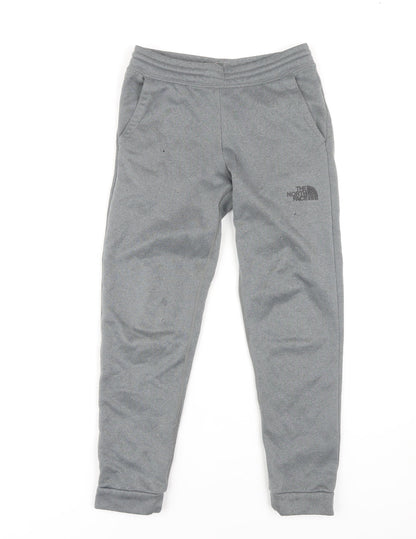 The North Face Boys Grey Joggers M - Casual Fleece Trousers