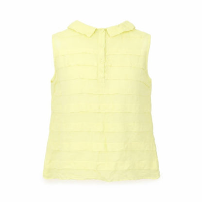 Womens UK Size 8 Whistles Yellow Basic Blouse