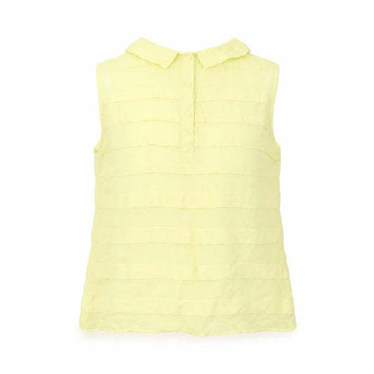 Womens UK Size 8 Whistles Yellow Basic Blouse