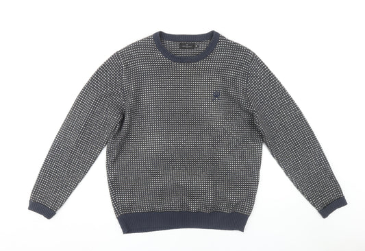 Jeff Banks Mens Grey Pullover Jumper, Medium