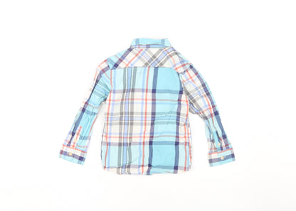 Joules Boys Multicoloured Button-Up Plaid Shirt 5 Years