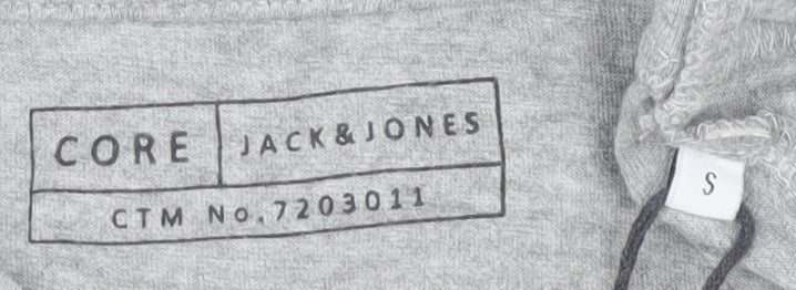 Mens UK Size S JACK & JONES Grey  T-Shirt