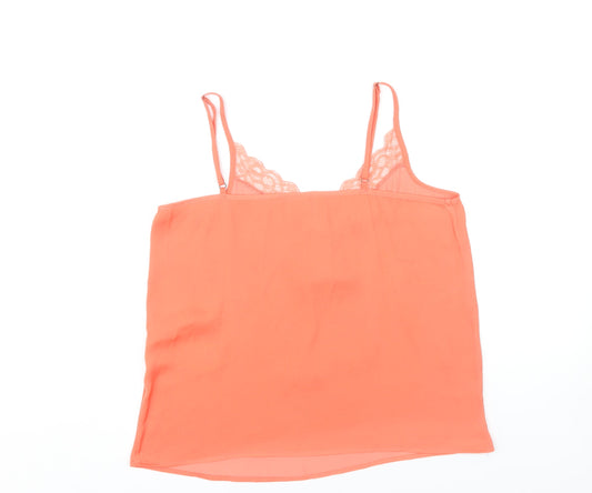 Jacqueline de Yong Women's Orange Camisole Tank Top, Size 8