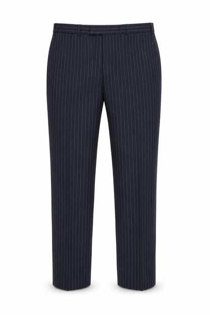 Mens UK Size 38 L NEXT Regular Fit Dress Pants Black Trousers
